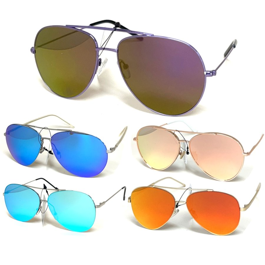 Classic Fashion Metal Aviator Sunglasses 8195