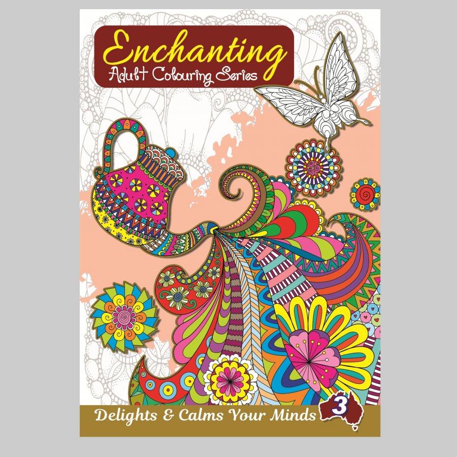 48 Pages Enchanting Adult Colouring Series 3 (MM11905)