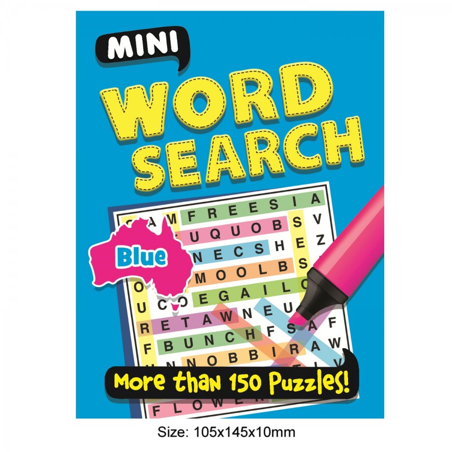 Mini Word Search BLUE, More Than 150 Puzzles! (MM47487)