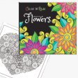 Colour 'N' Relax Creative Flowers (46 Pages Adult Colouring Book) MM87301